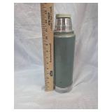 Aladdin Thermos No. 11 - Green Steel Vacuum Bottle