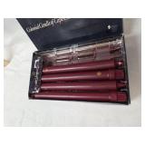 Colonial Candle of Cape Cod Burgundy Taper Set