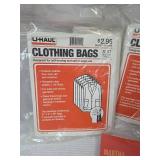 U-Haul and Martha Stewart Suit Storage Bags Lot