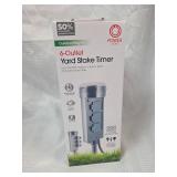 Power Gear 6-Outlet Outdoor Yard Stake Timer