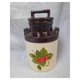 Hand-Painted Strawberry Cookie Jar