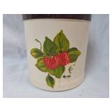 Hand-Painted Strawberry Cookie Jar