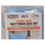 U-Haul King Size Mattress Bag Set with Box Spring Covers