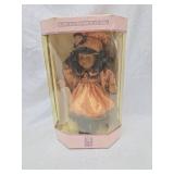 Collectible Memories Handcrafted Porcelain Doll in Pink Dress