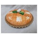 Decorative Peach Glazed Ceramic Plate