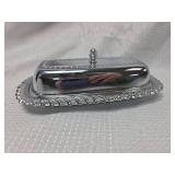 Butter Dish with Shell Border