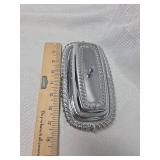 Butter Dish with Shell Border