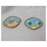 Decorative Cat and House Scene Magnets