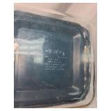 Pyrex Glass Storage Container with Gray Lid 2QT 8Ã8