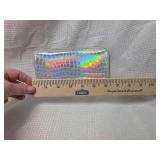 Holographic Croc Pattern Wallet