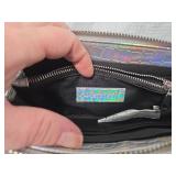 Holographic Croc Pattern Wallet