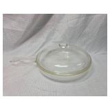 Clear Glass cooking skillet