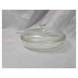 Clear Glass cooking skillet