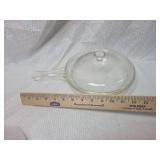 Clear Glass cooking skillet