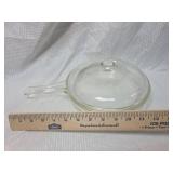 Clear Glass cooking skillet