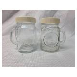 Golden Harvest Mason Jar salt and pepper shakers