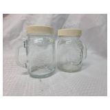 Golden Harvest Mason Jar salt and pepper shakers
