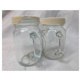 Golden Harvest Mason Jar salt and pepper shakers