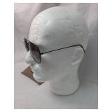 Solar X Black Metal Aviator Sunglasses