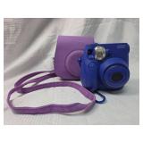 Fujifilm Instax Mini Camera with Purple Case