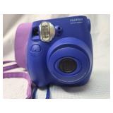 Fujifilm Instax Mini Camera with Purple Case