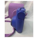 Fujifilm Instax Mini Camera with Purple Case