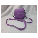 Fujifilm Instax Mini Camera with Purple Case