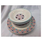 Sango Zuni Pattern Dinnerware 1988