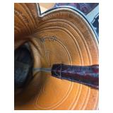 Dan Post Western Boots - Cherry Red Leather Size 10.5