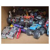 Mixed Monster Truck and Hot Wheels Toy Lot