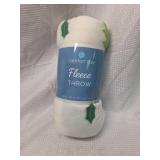 Comfort Bay Holiday Fleece Throw Blanket