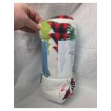 Comfort Bay Holiday Fleece Throw Blanket