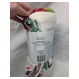Comfort Bay Holiday Fleece Throw Blanket