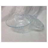 Clear Glass Candy Dish with Lid