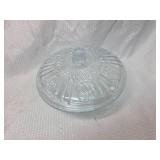 Clear Glass Candy Dish with Lid