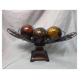 Decorative Glass Orb Display Stand