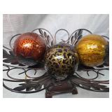 Decorative Glass Orb Display Stand