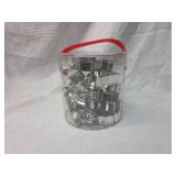 Metal Cookie Cutter Set with Storage Container