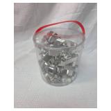 Metal Cookie Cutter Set with Storage Container