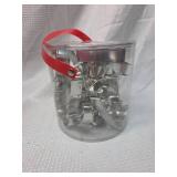 Metal Cookie Cutter Set with Storage Container