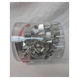 Metal Cookie Cutter Set with Storage Container