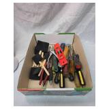 Mixed Hand Tool Lot with ProKit Wrench and Foam Brushes