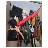 Mixed Hand Tool Lot with ProKit Wrench and Foam Brushes