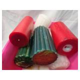 Holiday Pillar Candle Set