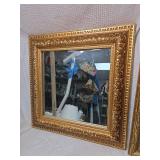 Ornate Gold mirrors with Floral Pattern