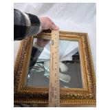 Ornate Gold mirrors with Floral Pattern