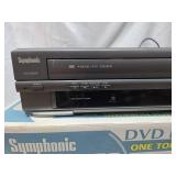 Symphonic SR90VE DVD Recorder & VCR Combo