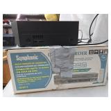 Symphonic SR90VE DVD Recorder & VCR Combo