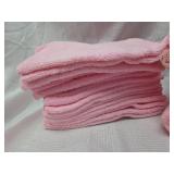 Pink Cotton Terry Cloth Towel Set