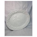 Gibson White Turkey Platter